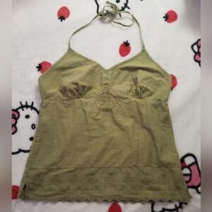 Y2K Strawberry Faire Halter Top